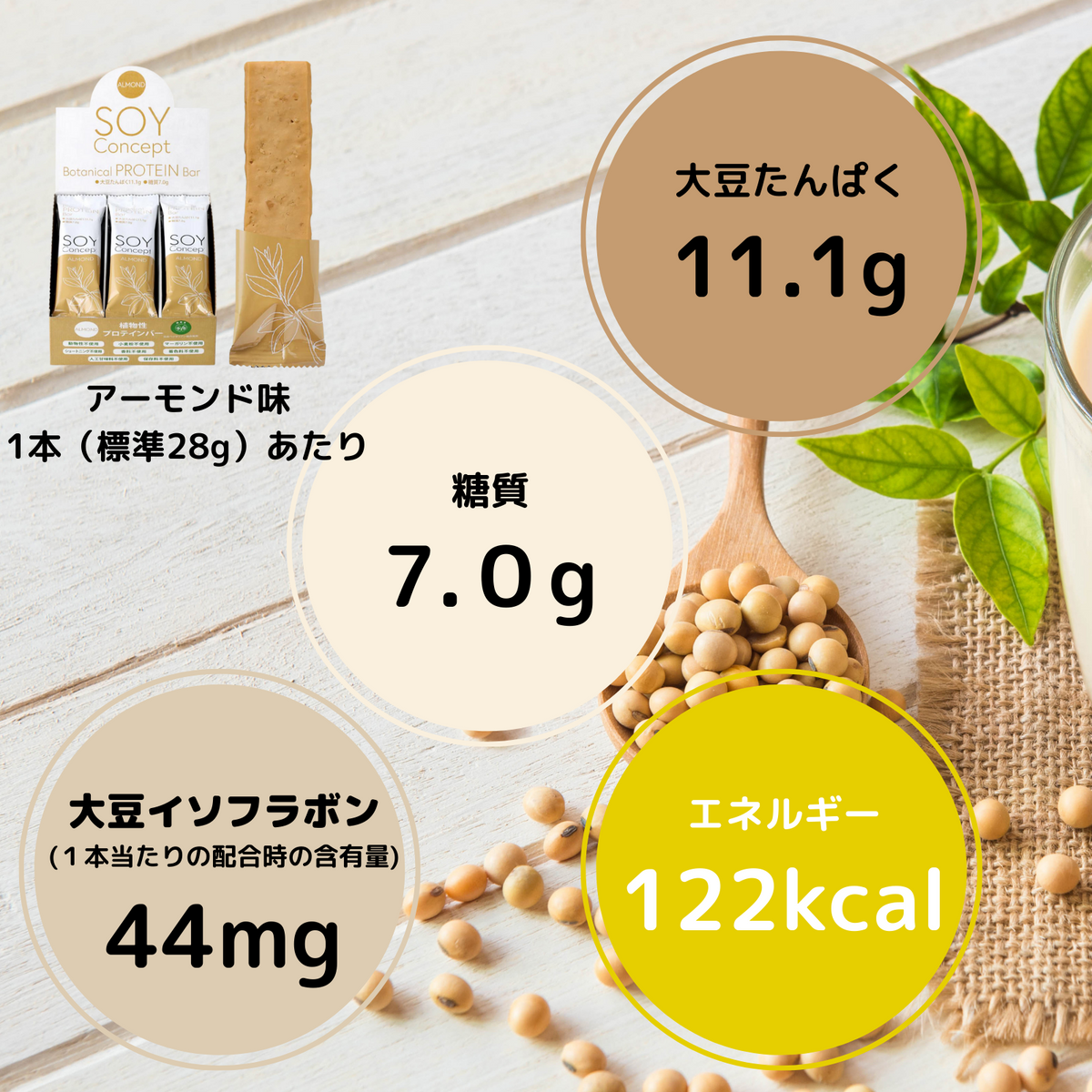 SOY Concept Almond アーモンド（1箱12本）